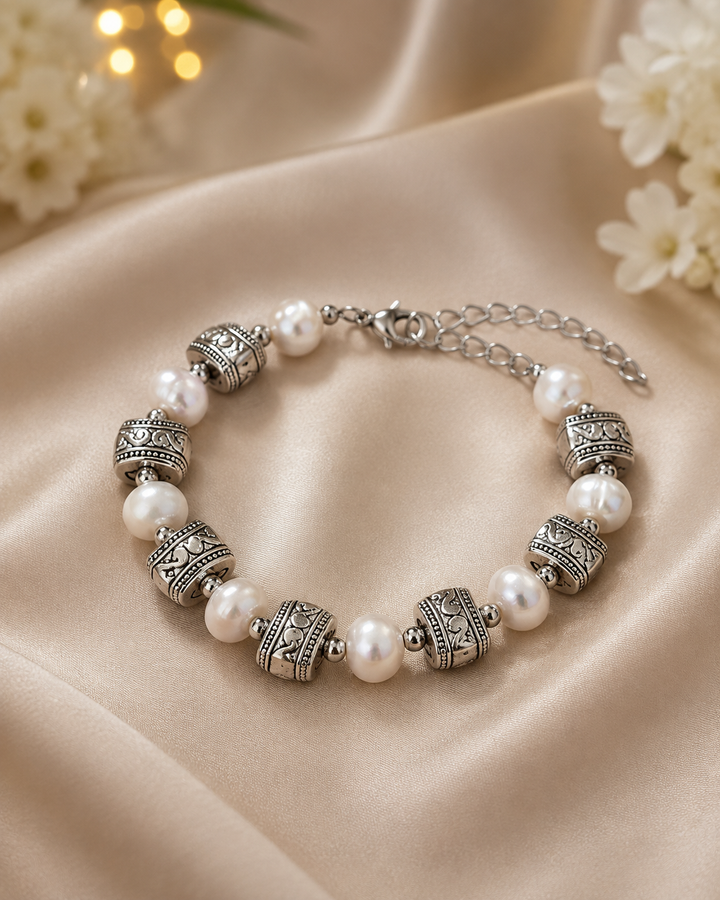 Zade Pearl Bracelet