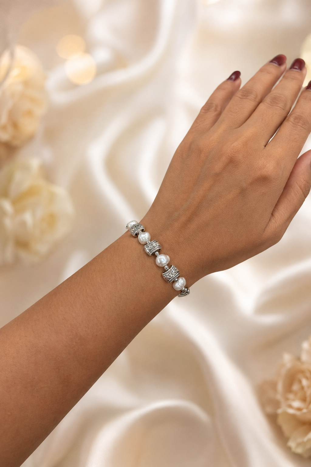 Zade Pearl Bracelet