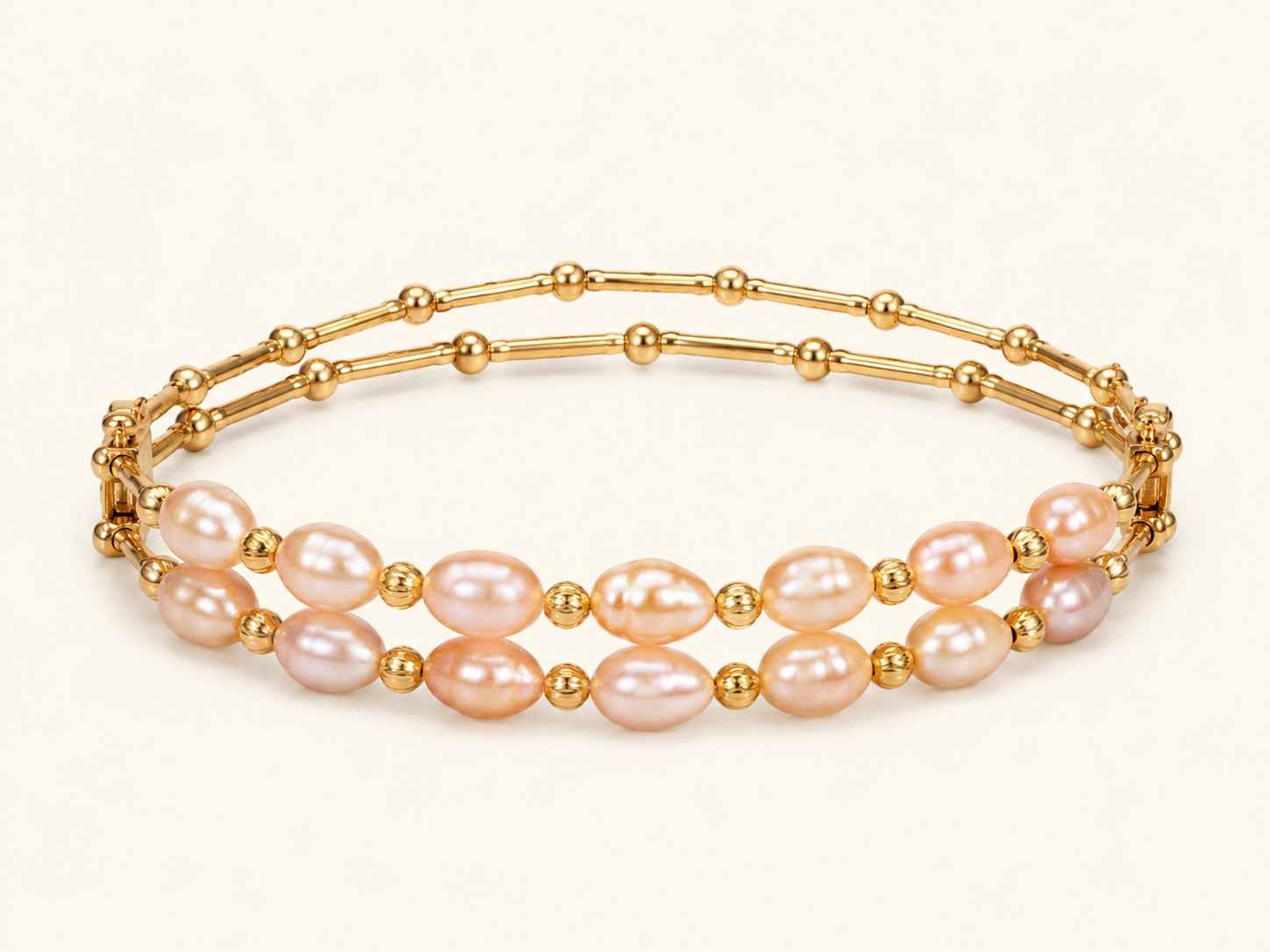 Roselle Pearl Bracelet