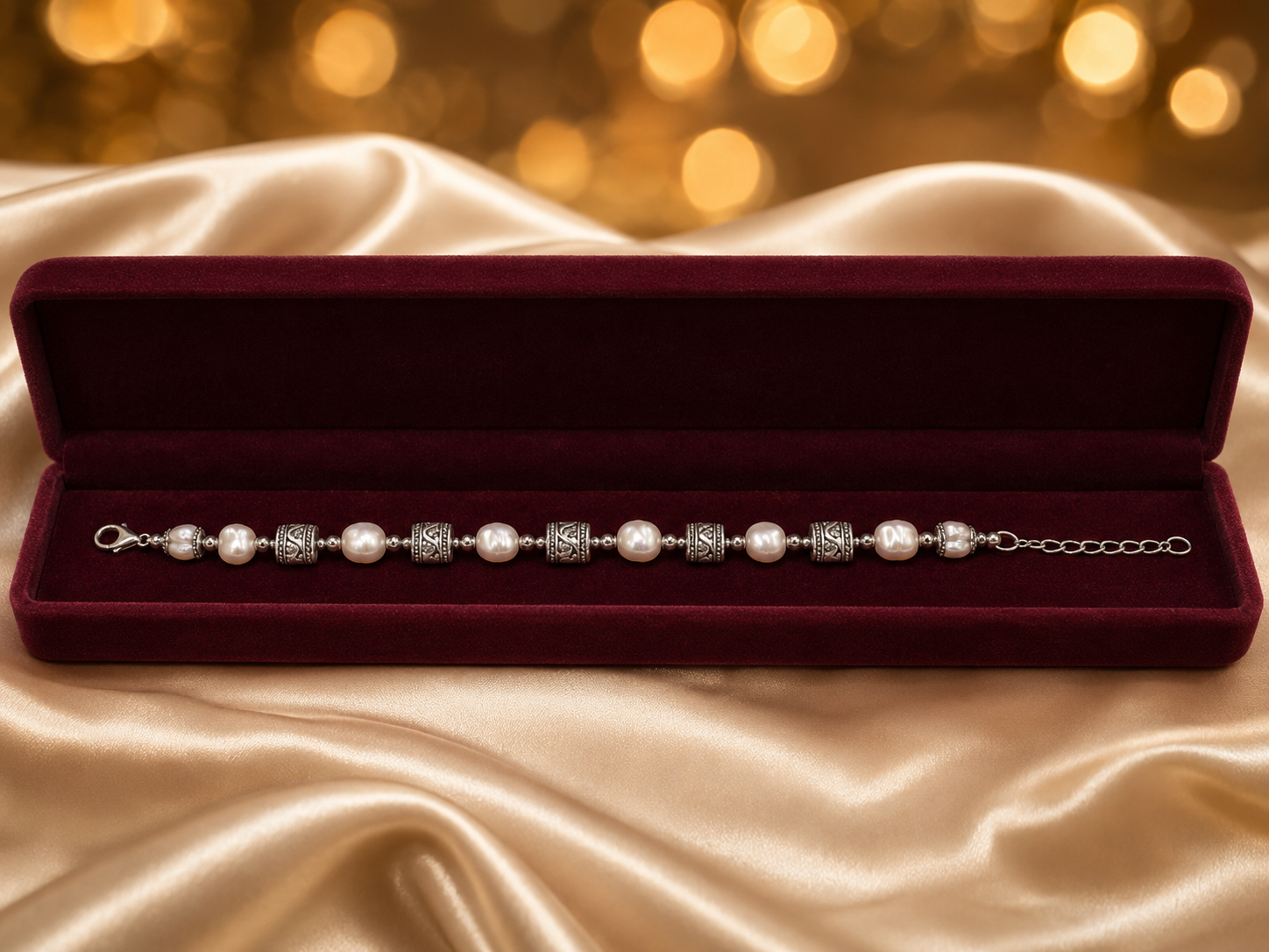 Zade Pearl Bracelet