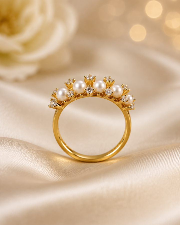 Serene Pearl Adjustable Ring