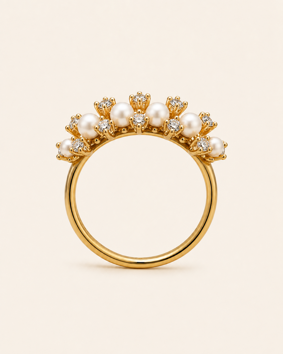 Serene Pearl Adjustable Ring