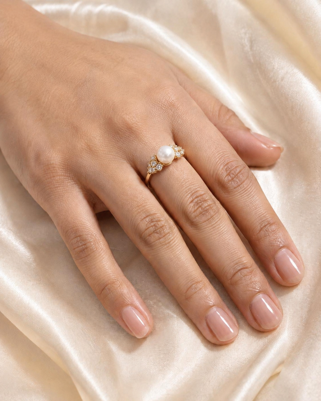 Pearl Royale Adjustable Ring