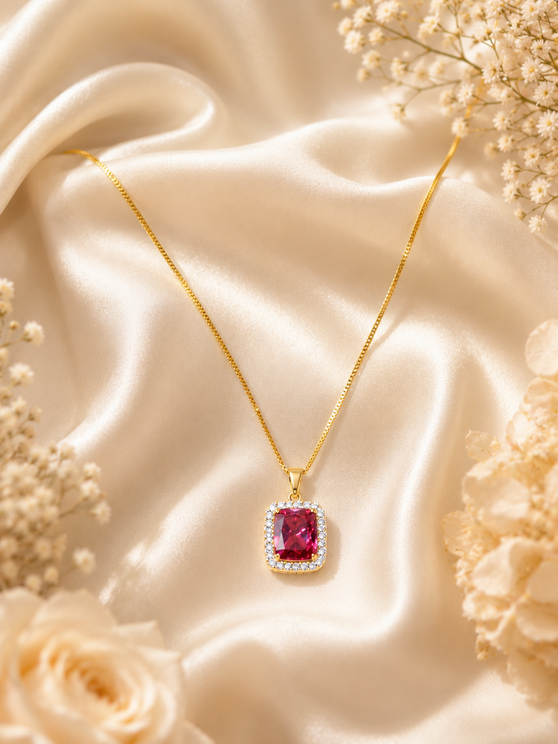 Scarlet Love Chain & Pendant