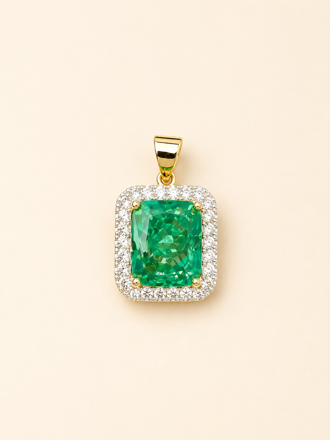 Emerald Love Chain & Pendant