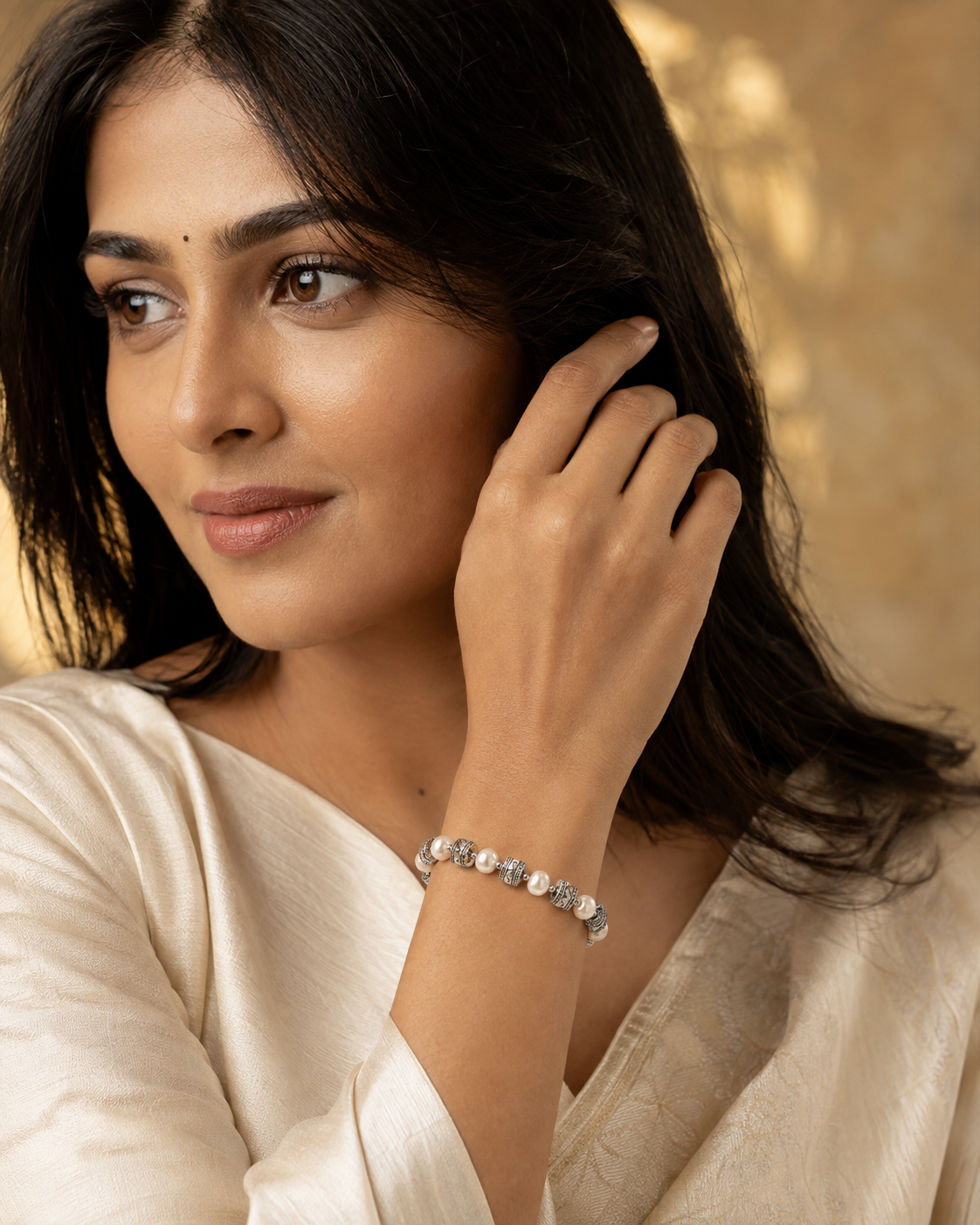 Zade Pearl Bracelet
