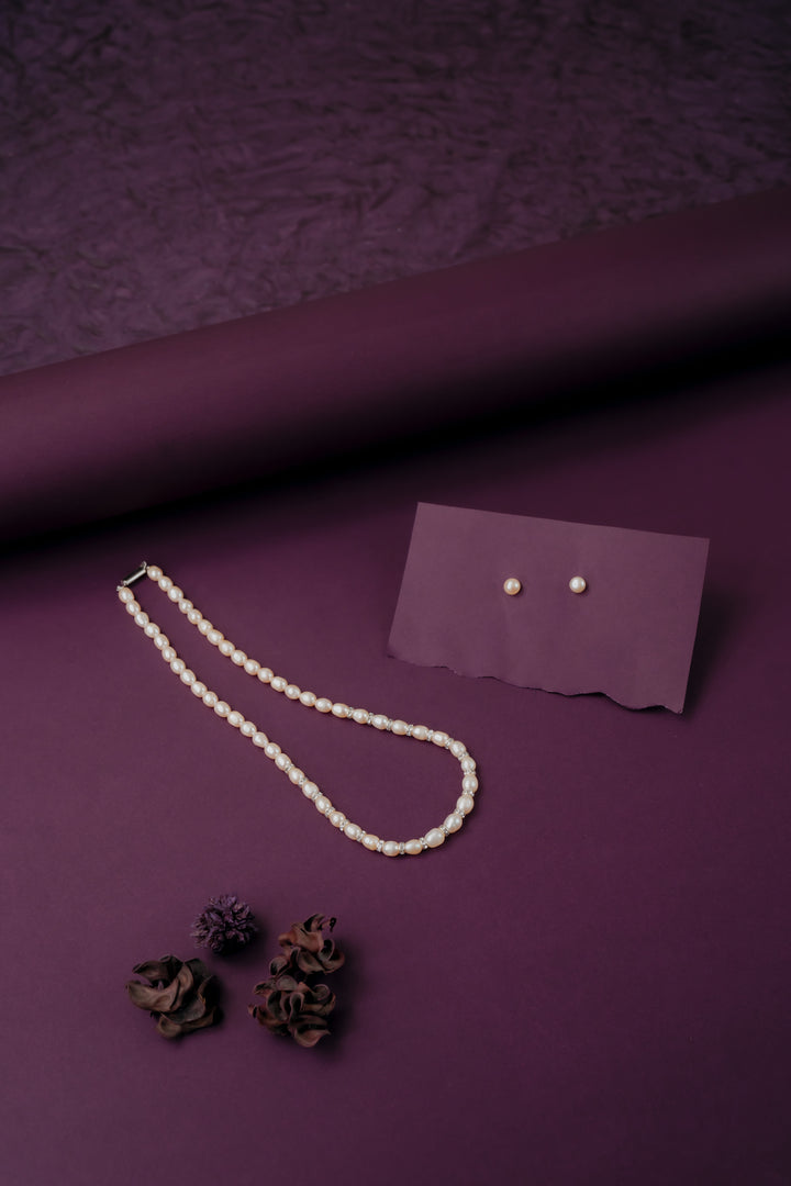 Angle Glow Single line Pearl Set