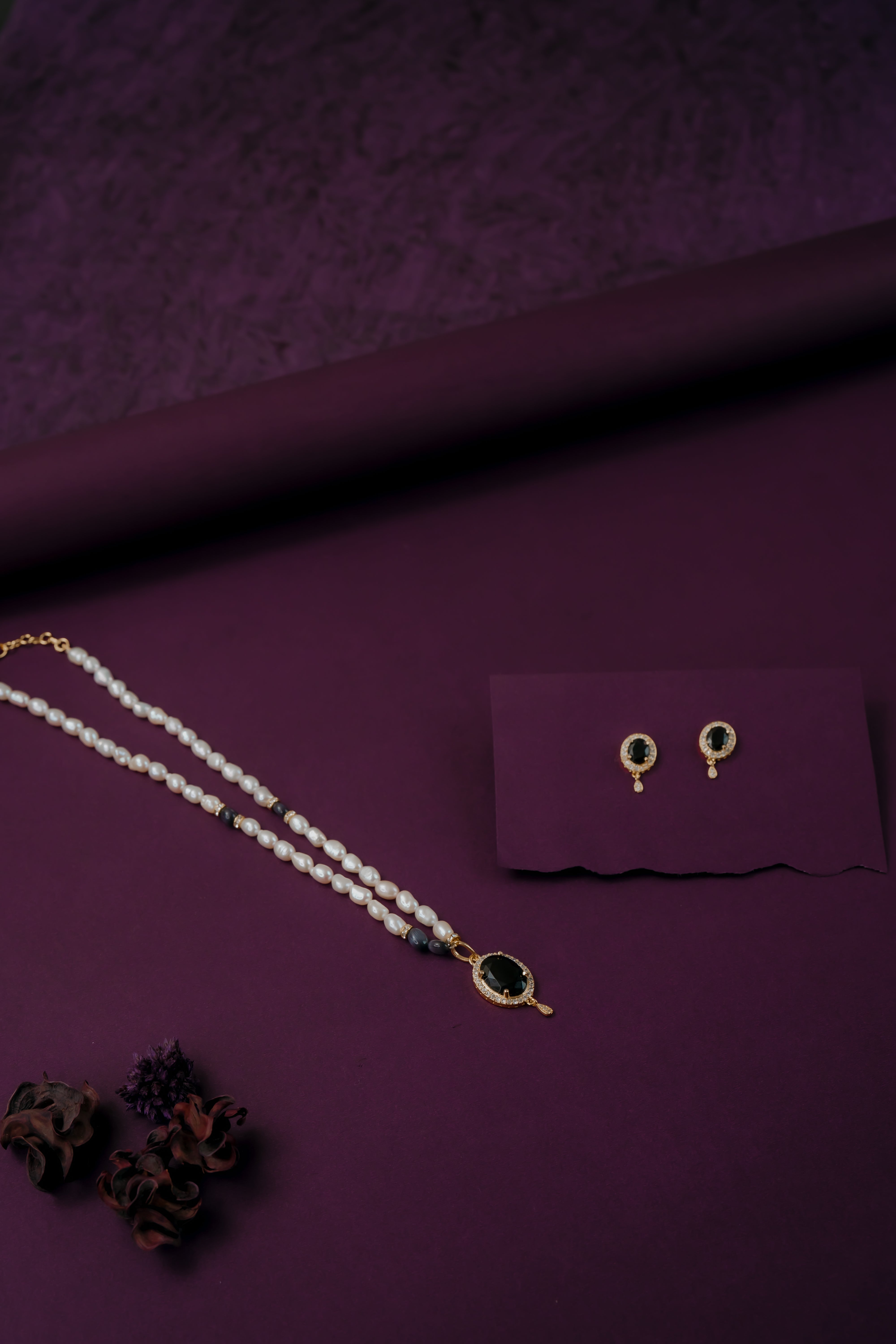 Midnight Glow Single line Pearl Set