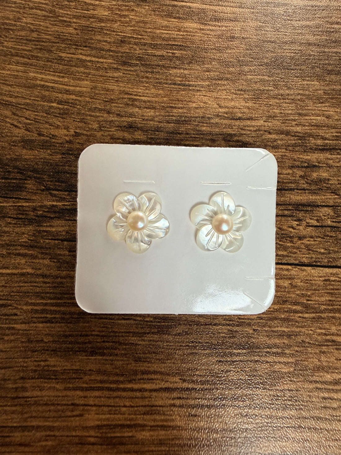 Moonflower Pearl Studs