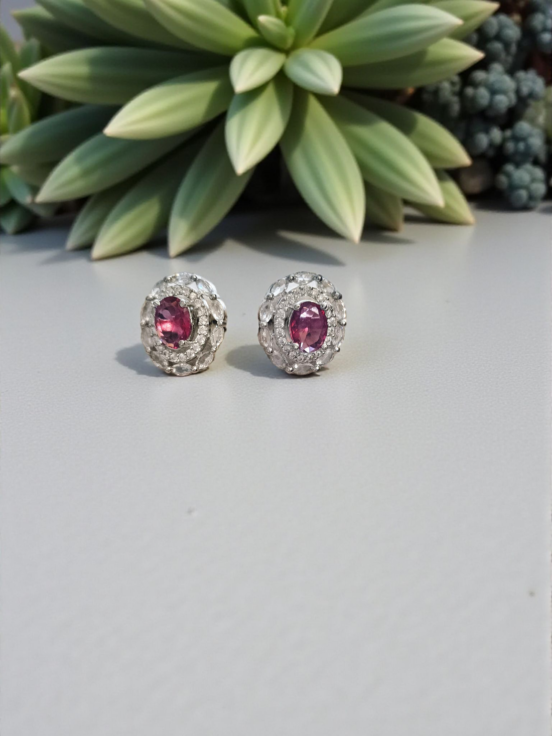 Gulabi Noor Single line Real Pearl Set