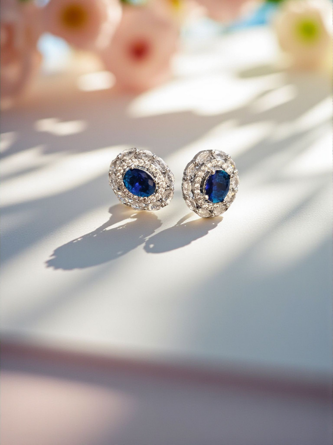 Nilanjana Single line Button Pearls Set