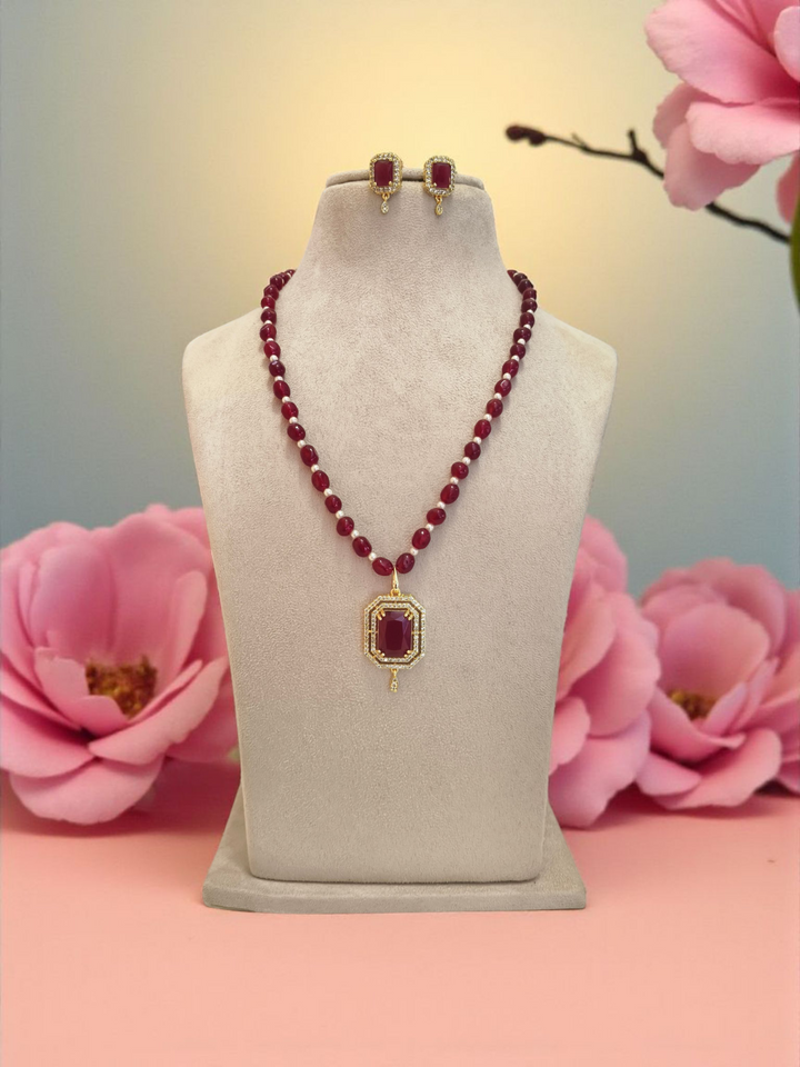 Raktima Polki Beads Set