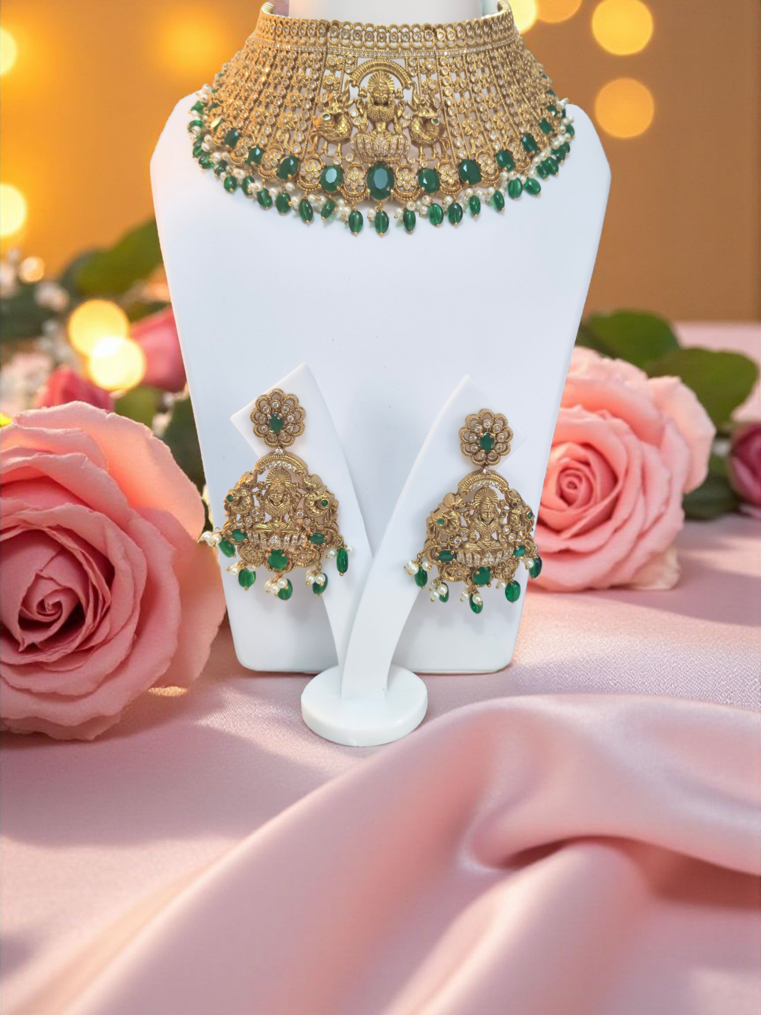 Meenakshi Mani Choker Set