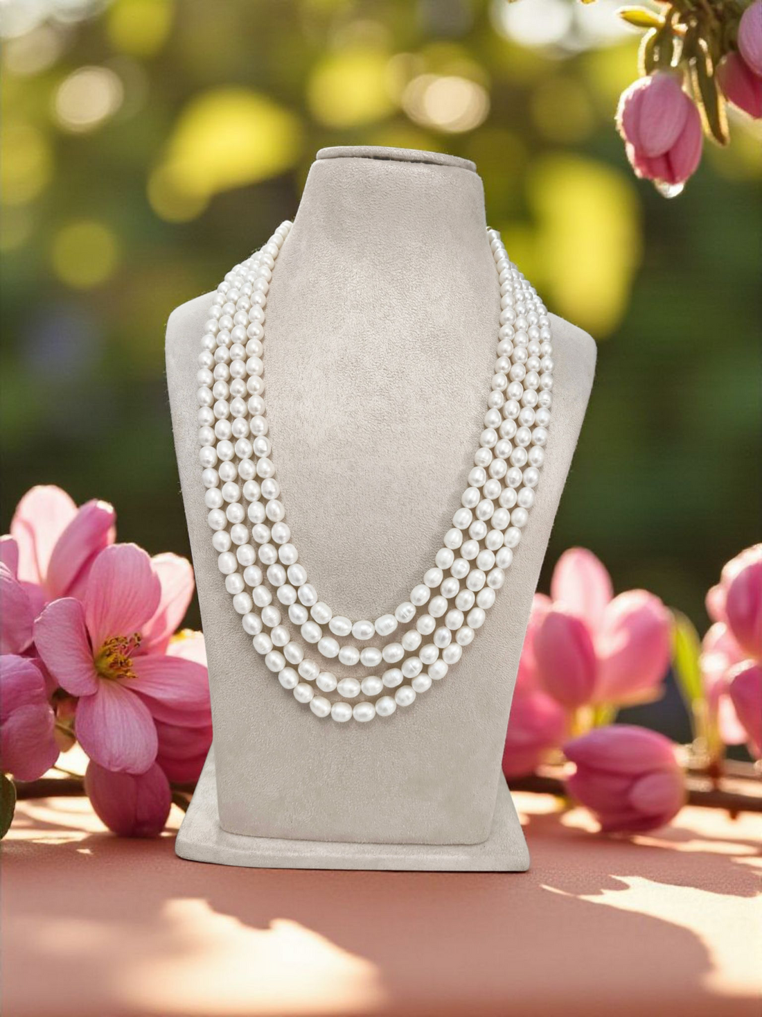 Chandramala Real Pearl Set