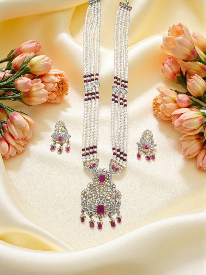 Gul-e-Nizam Real Pearl Set