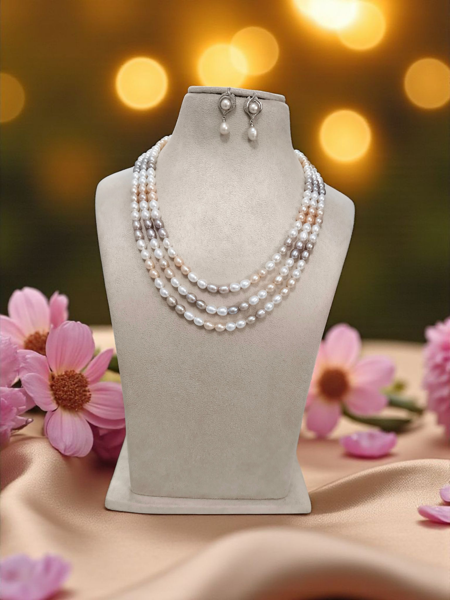 Moti Mahal Real Pearl Set