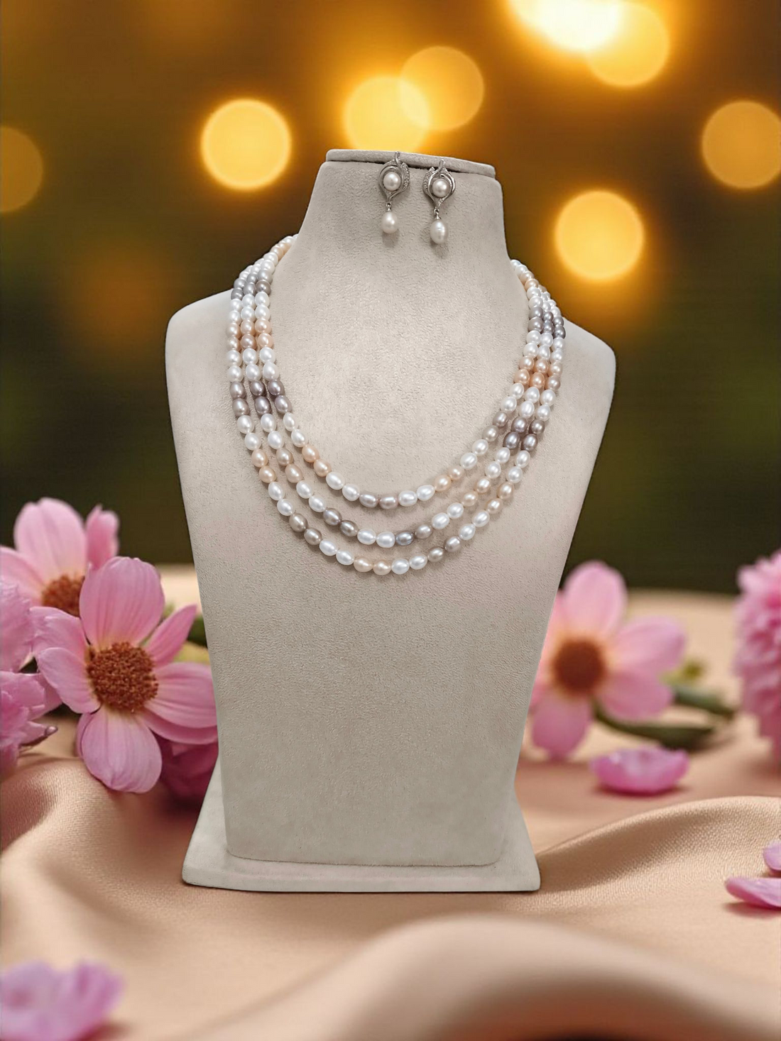 Moti Mahal Real Pearl Set