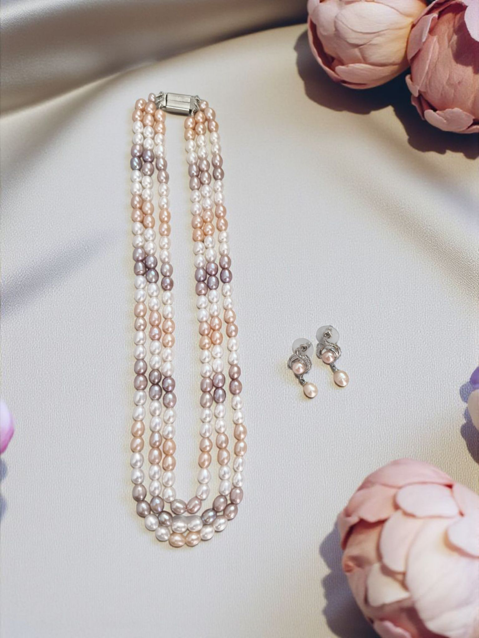 Moti Mahal Real Pearl Set