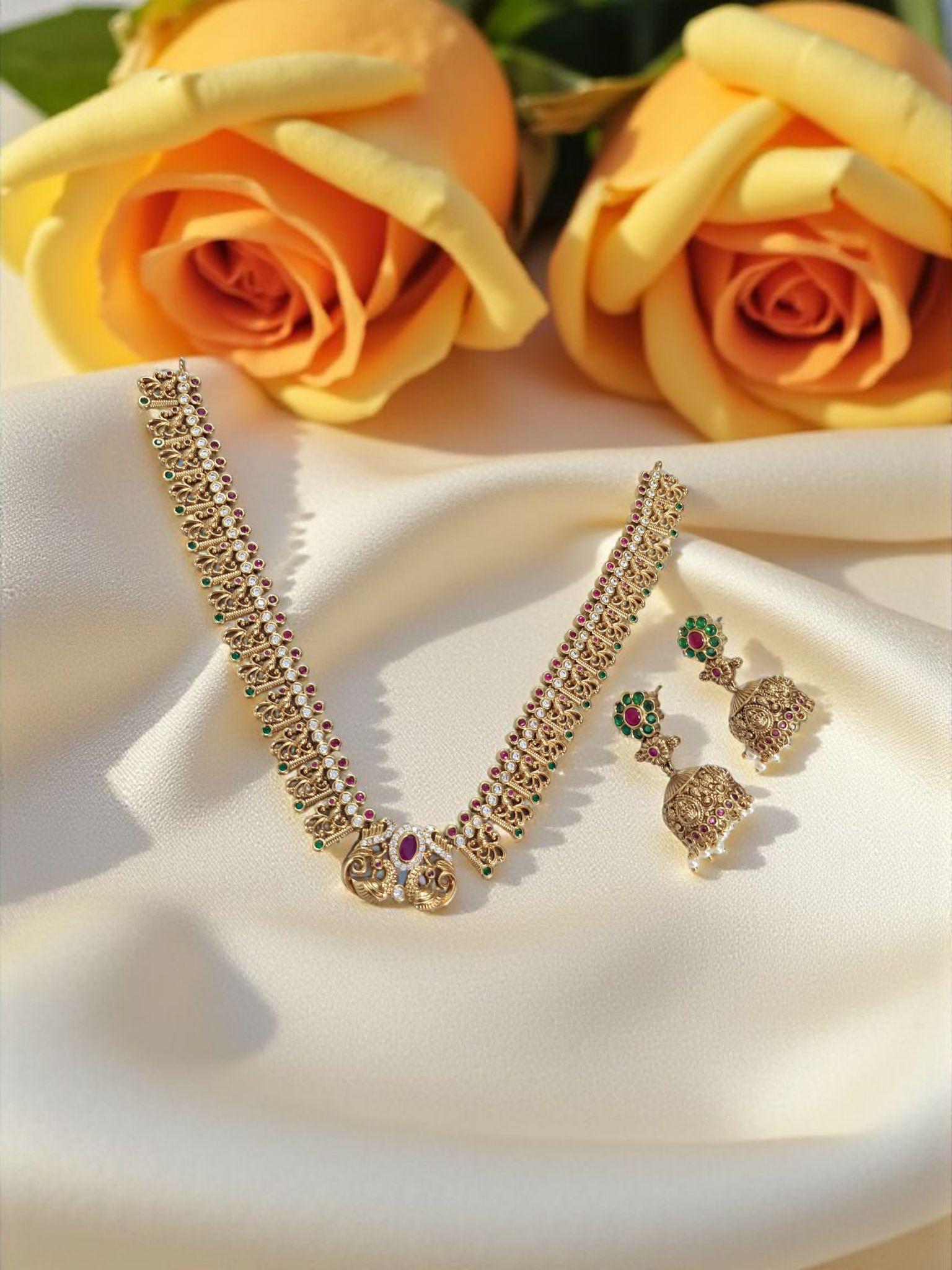 Varnika Short Necklace Set