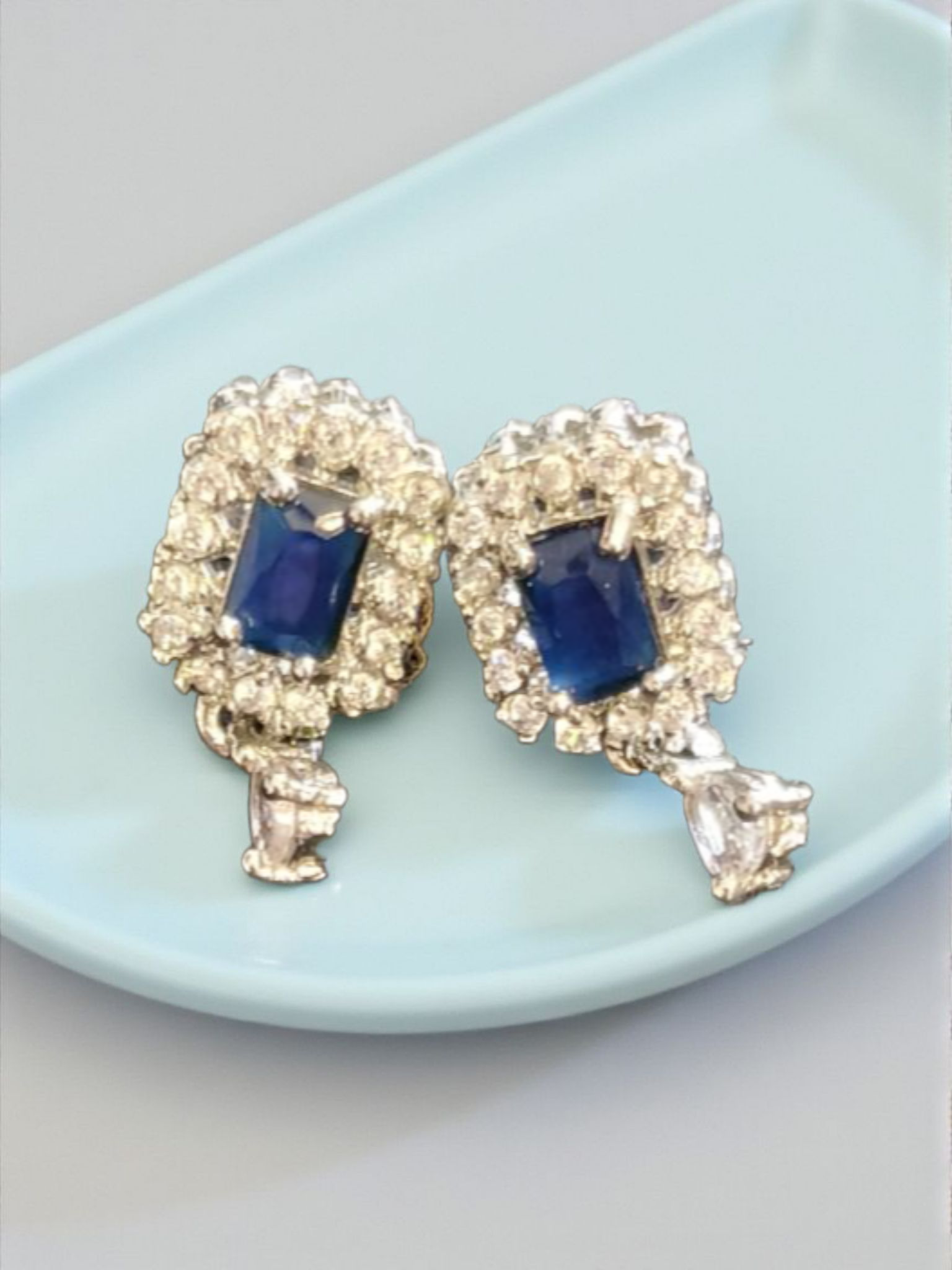 Mystic Blue Single line Pearl Set