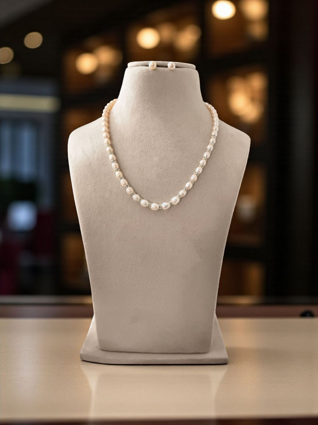 Angle Glow Single line Pearl Set