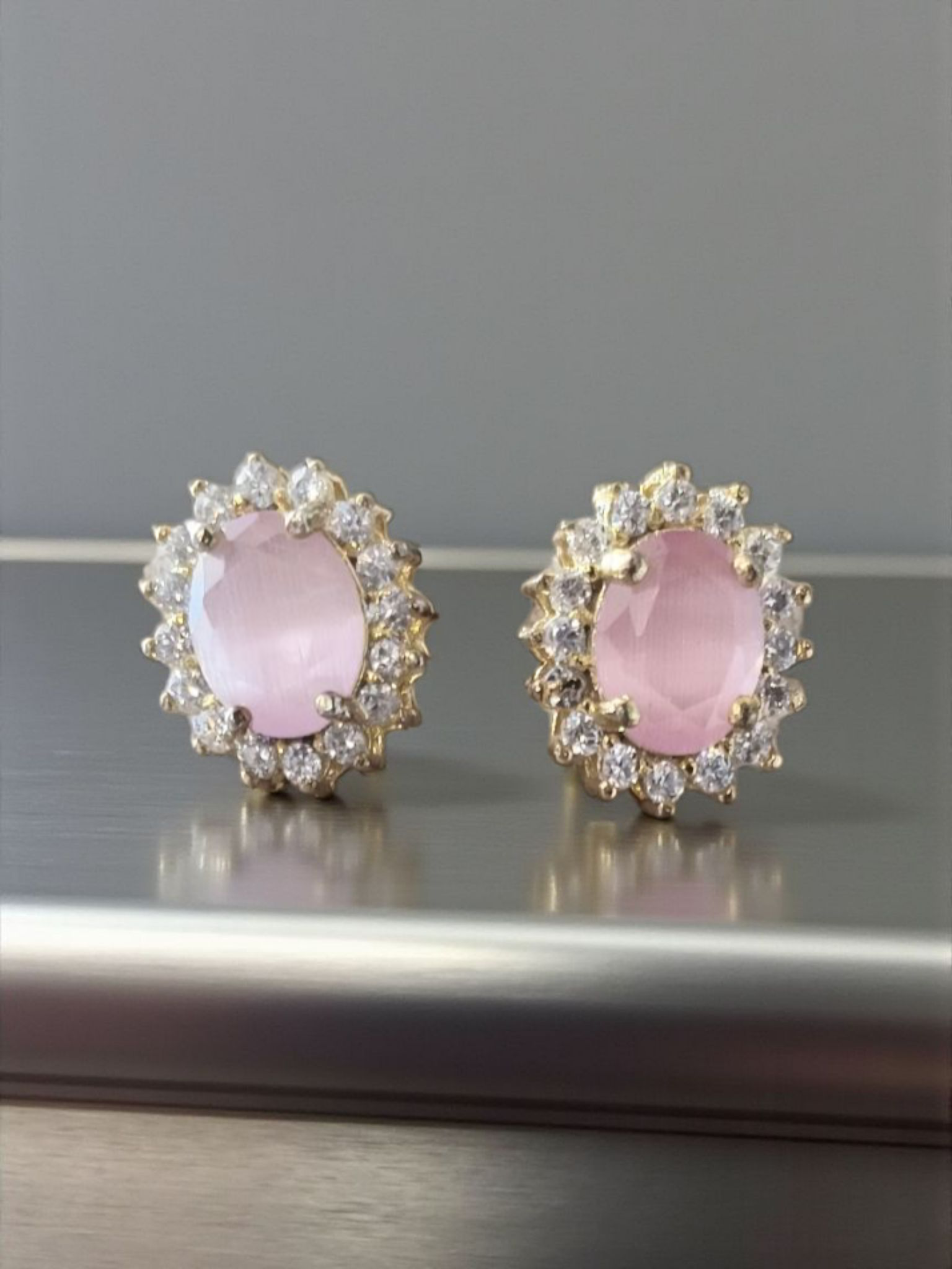 Pink Blossom Single line Pearl Set