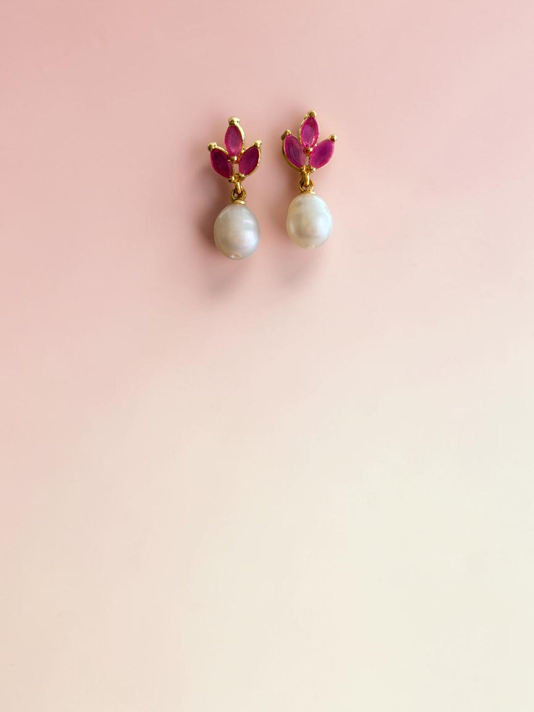 Ruby Luxe Pearl Drops