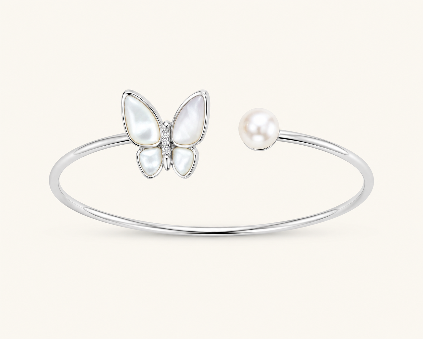 Butterfly Pearl Bracelet